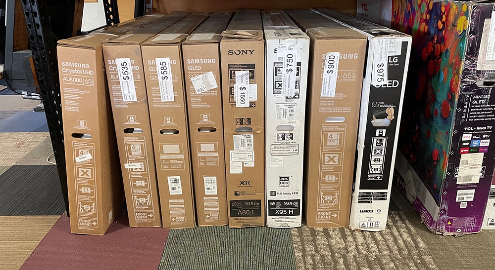 1883 Assorted TV's in boxes