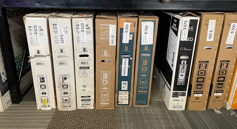 1885 Assorted TV's in boxes
