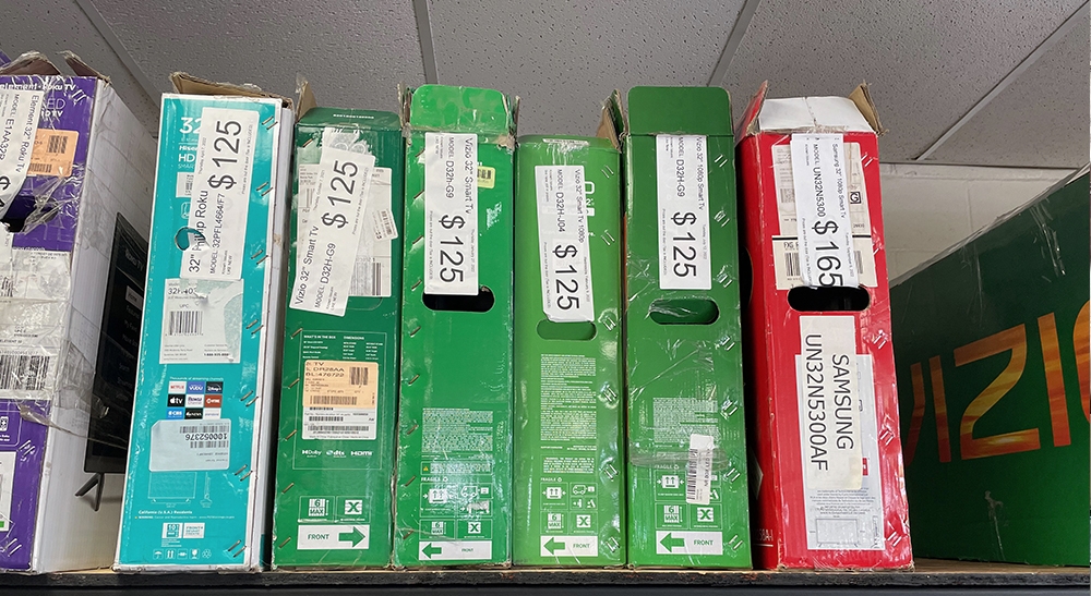 1888 Assorted TV's in boxes