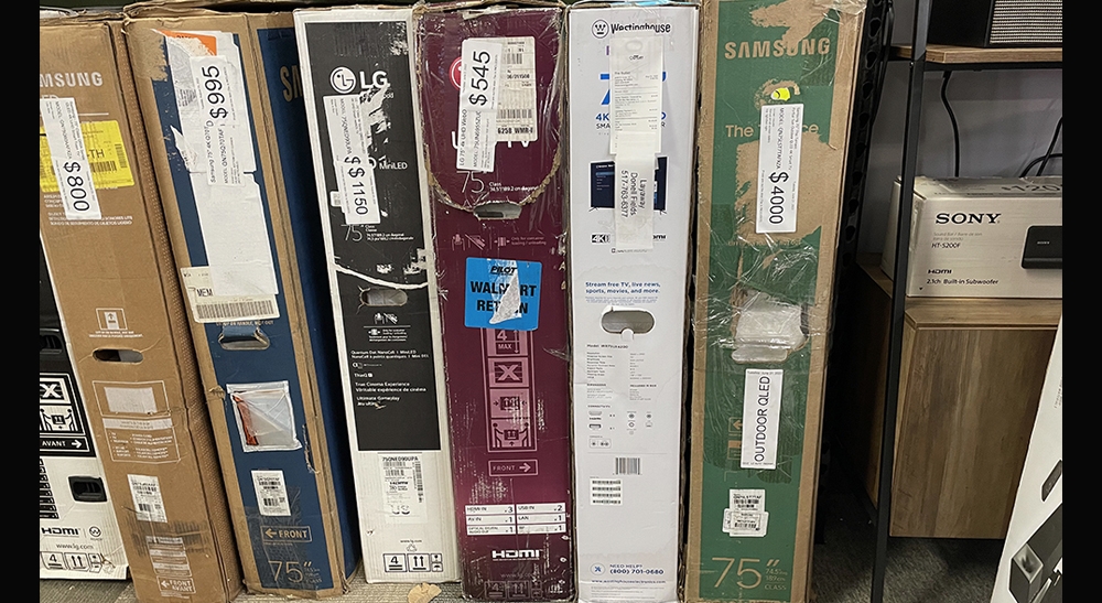 1901 Assorted TV's in boxes