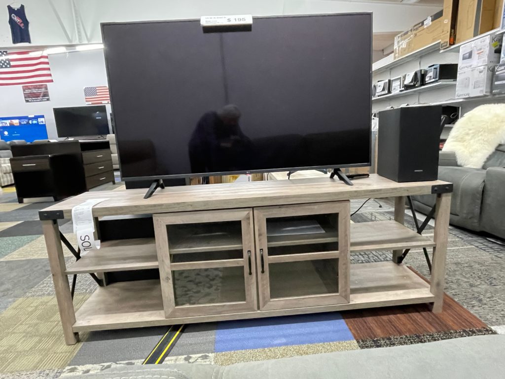 TV Console with 6 shelves and 2 doors