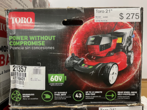 Toro 60V 21" lawn mower
