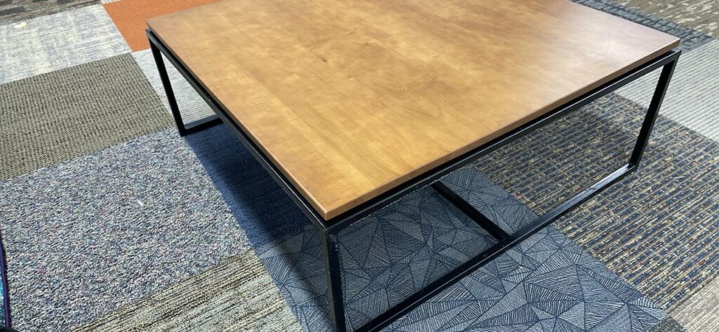 Wooden top coffee table