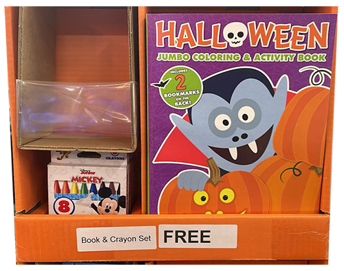 halloween_1 Kid's Halloween Coloring Books with Crayons