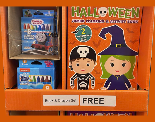 halloween_2 Kid's Halloween Coloring Books with Crayons