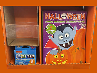 halloween_bluebox Kid's Halloween Coloring Books with Crayons