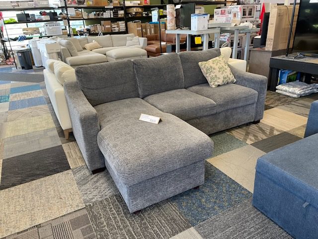 gray fabric couch
