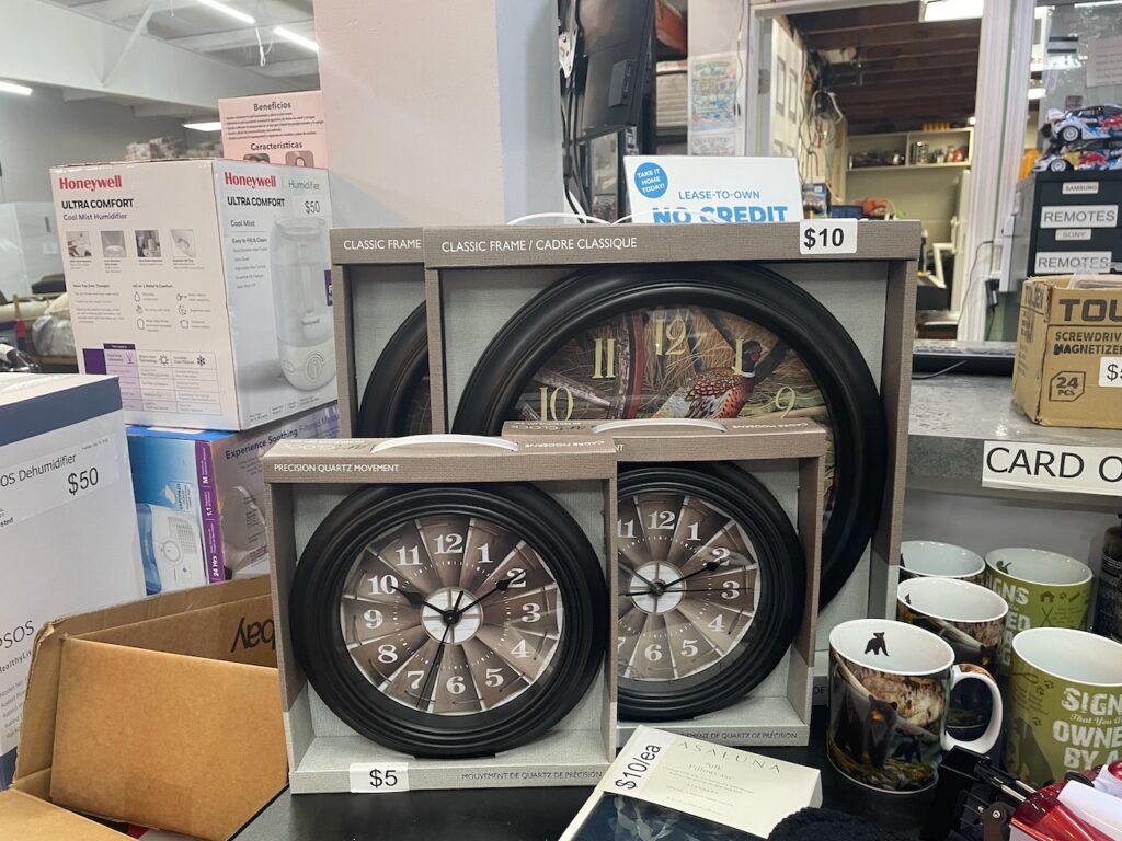 Clocks, Mugs, Misc stuff